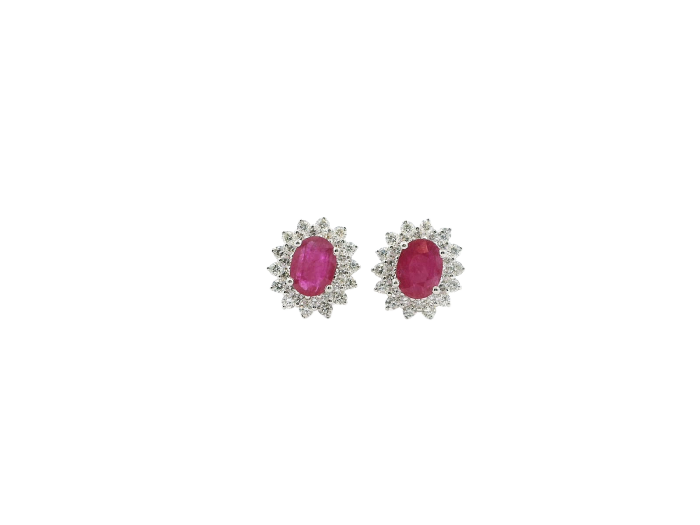 https://idjewelry.com/18kt-white-gold-ruby-and-double-diamond-halo-earrings-with-push-backs.html