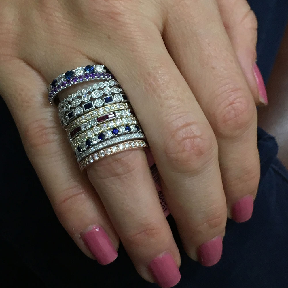 How to wear Stackable Rings