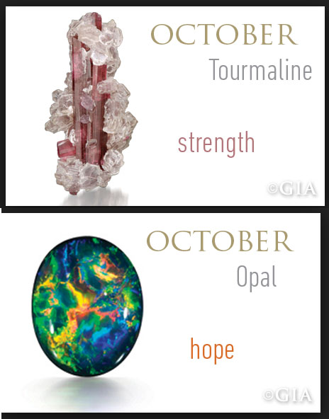 birthstones for the month of October