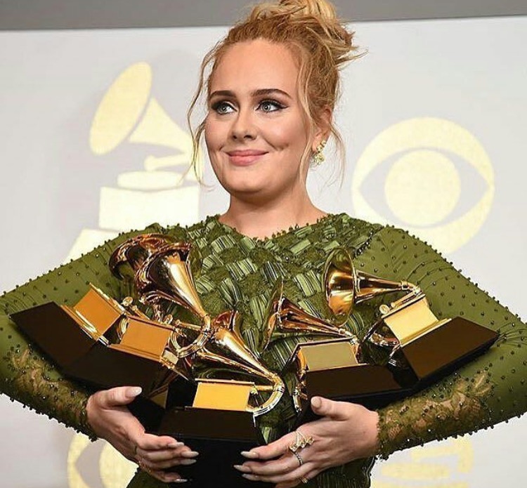 Adele Is Solid Gold At The Grammys