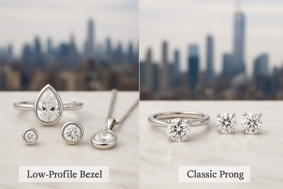 Jewelry Comparison With NYC Backdrop