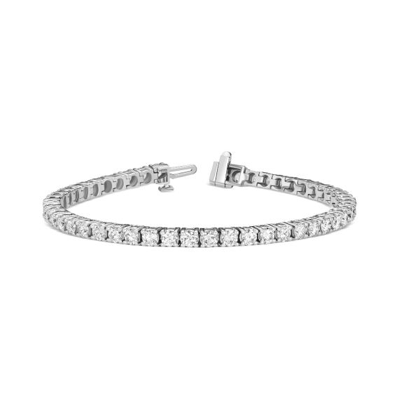 12 ct lab grown diamond tennis bracelet from ID Jewelry